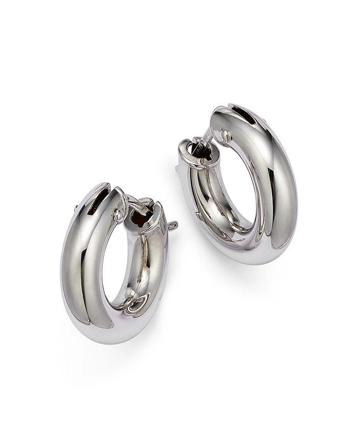 商品Roberto Coin|18K White Gold Hoop Earrings,价格¥5382,第3张图片详细描述