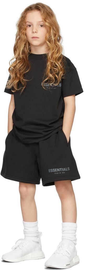 商品Essentials|Kids Black Jersey T-Shirt,价格¥179,第1张图片