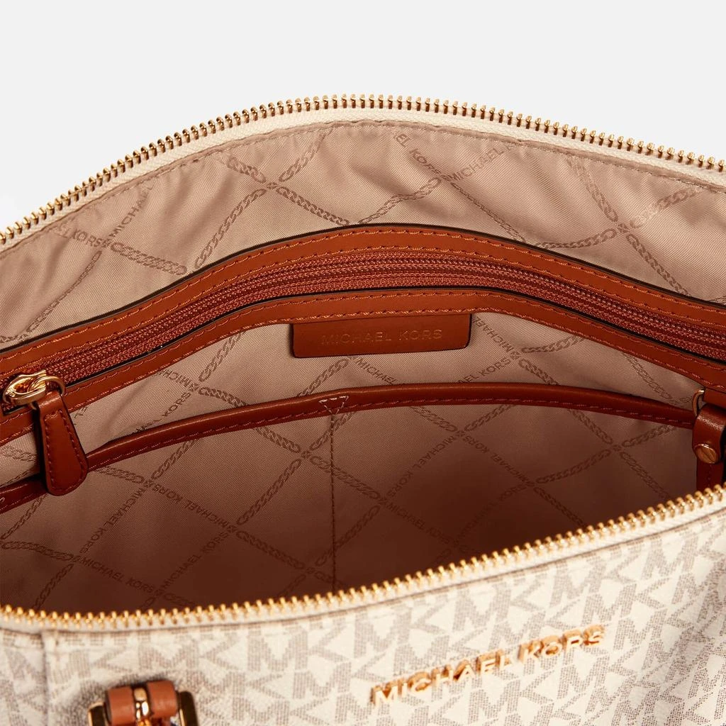 商品Michael Kors|MICHAEL Michael Kors Sinclair Large East West Grab Tote Bag - Vanilla/Acrn,价格¥2509,第5张图片详细描述