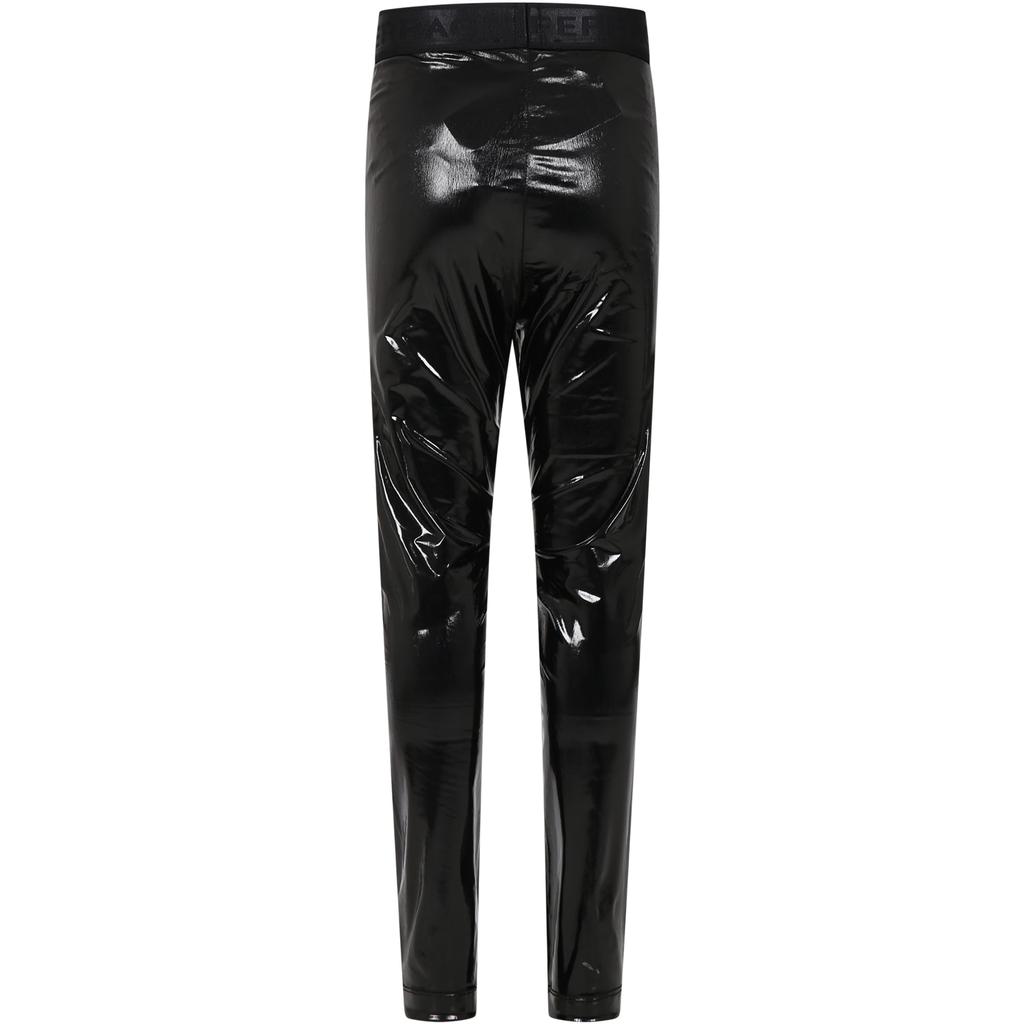 Chiara Ferragni Black Leggings For Girl With Eyestar商品第2张图片规格展示