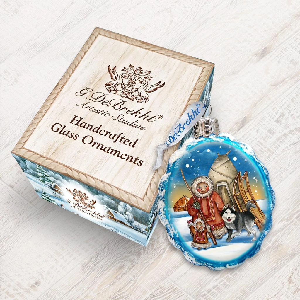 商品Designocracy|Designocracy Eskimo Keepsake Glass Ornament,价格¥198,第4张图片详细描述