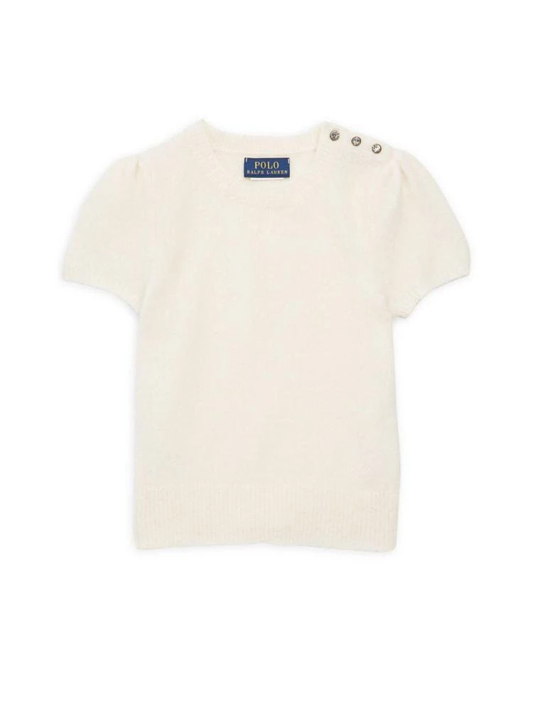 商品Ralph Lauren|Toddler's, Little Girl's and Girl's Short-Sleeve Party Sweater,价格¥209,第1张图片