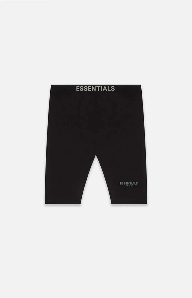 Essentials Black Biker Shorts 1