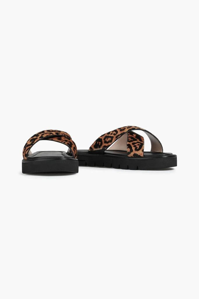 商品Stuart Weitzman|Leopard-print calf hair sandals,价格¥428,第3张图片详细描述