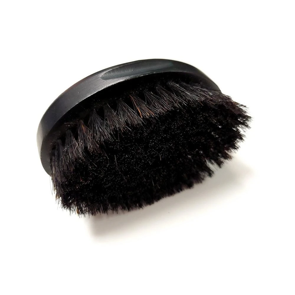 商品StyleCraft Professional|Barber Oval Military-Inspired Hair Brush 100% Natural Boar Bristles with Wood Palm Handle,价格¥154,第2张图片详细描述