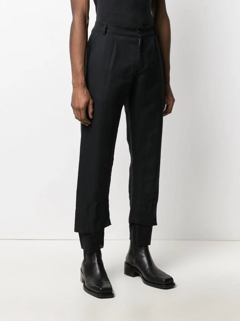 商品ANN DEMEULEMEESTER|ANN DEMEULEMEESTER MEN DOUBLE HEM TROUSERS,价格¥1935,第1张图片