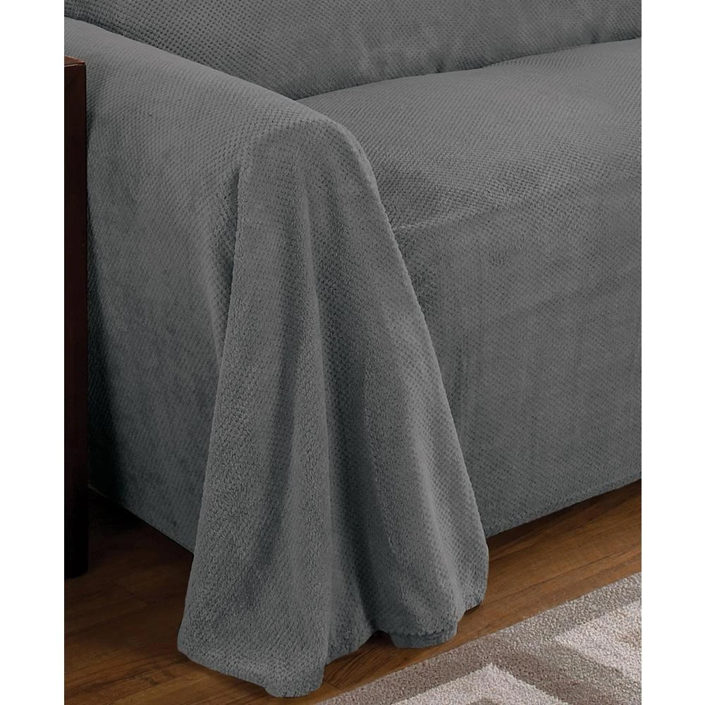商品P/Kaufmann Home|Coral Fleece Throw Chair Cover,价格¥299,第4张图片详细描述