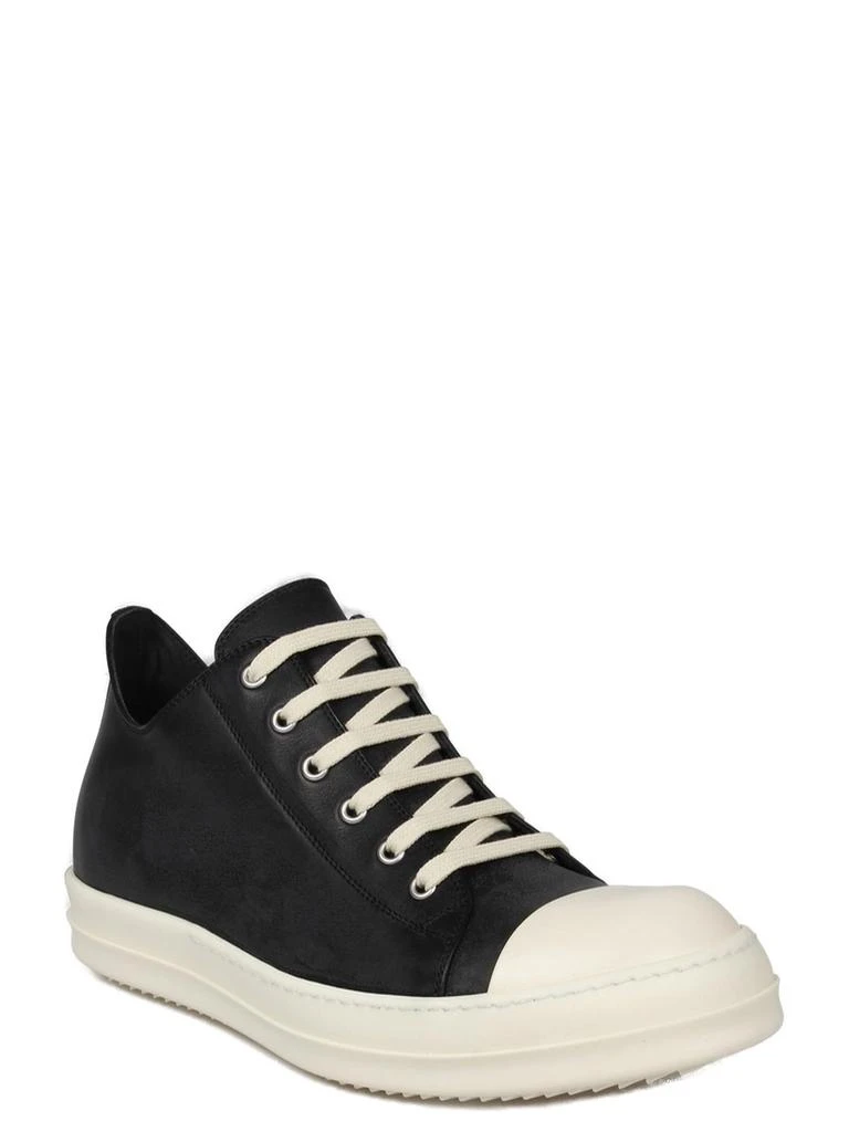 商品Rick Owens|Rick Owens Round-Toe Low-Top Sneakers,价格¥5716,第2张图片详细描述