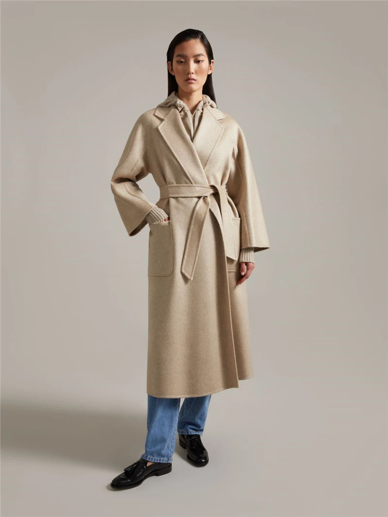 商品Max Mara|MaxMara 经典双面羊绒大衣 LUDMILLA 1016054106,价格¥29260,第7张图片详细描述