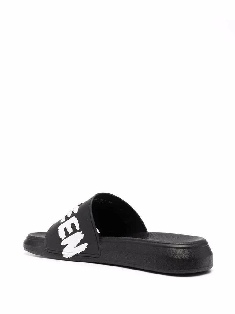 Alexander McQueen Graffiti Logo Slippers Shoes 商品