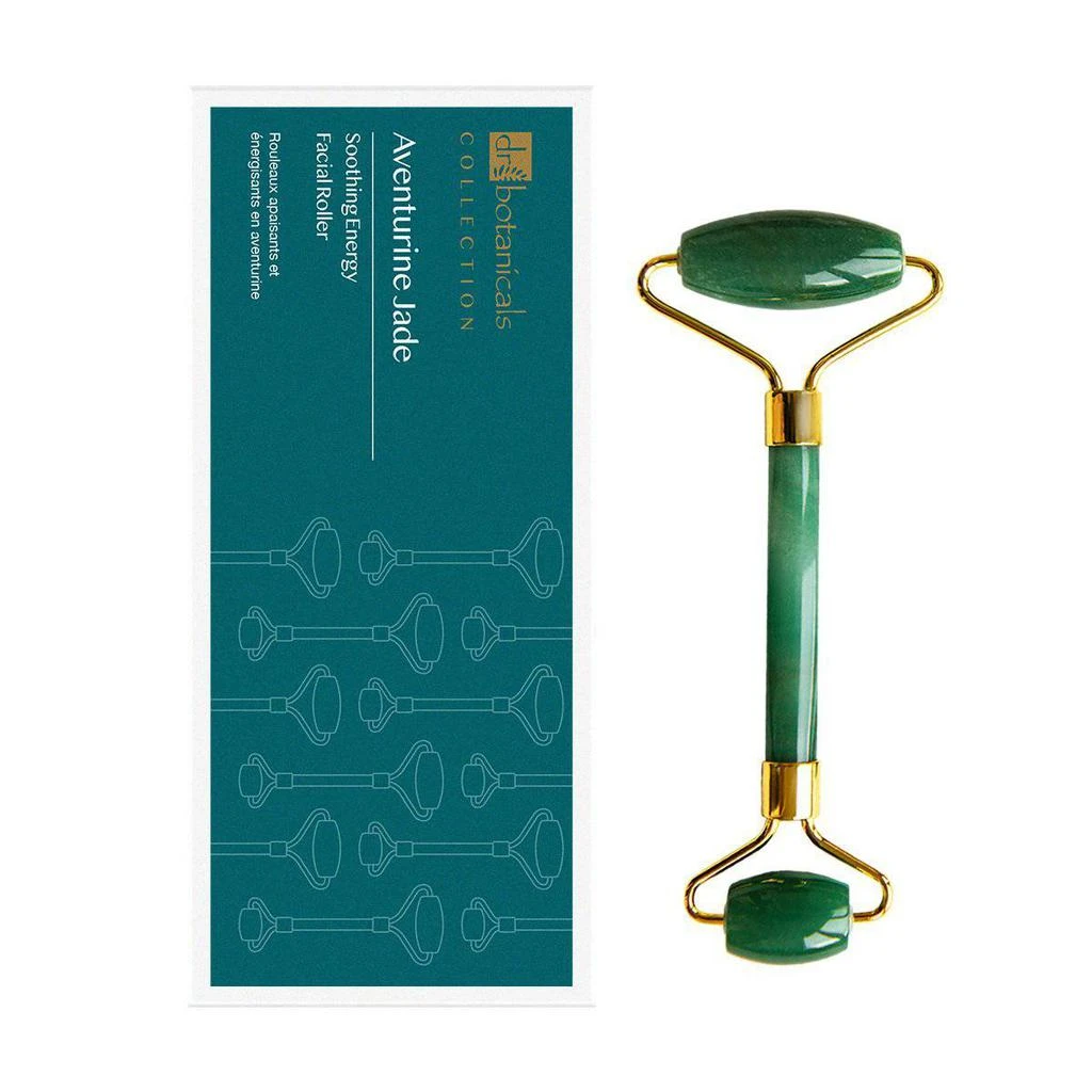 商品Dr. Botanicals|Aventurine Jade Soothing Energy Facial Rollers (Gold Metal Handle),价格¥159,第2张图片详细描述