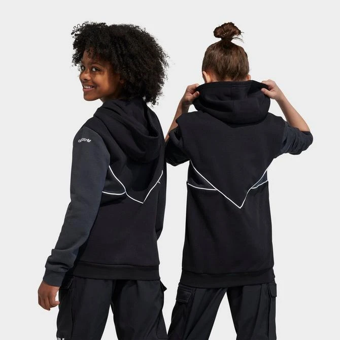 商品Adidas|Kids' adidas Originals adicolor Half-Zip Hoodie,价格¥376,第2张图片详细描述
