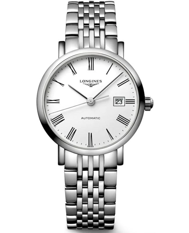 商品Longines|Longines Elegant Collection Automatic White Dial Steel Women's Watch L4.310.4.11.6,价格¥10314,第1张图片