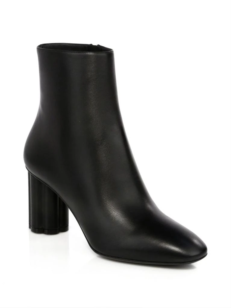商品Salvatore Ferragamo|Molfetta Leather Ankle Boots,价格¥2666,第2张图片详细描述