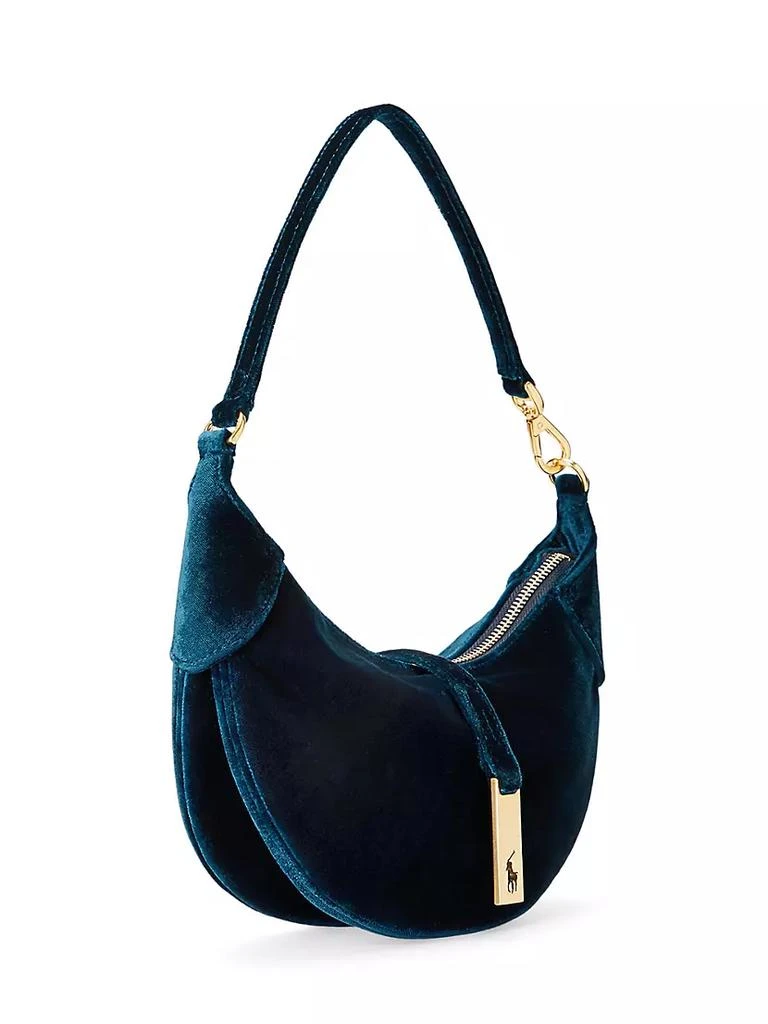 商品Ralph Lauren|Mini Polo ID Velvet Shoulder Bag,价格¥3732,第5张图片详细描述