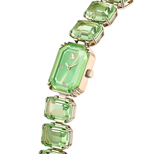 商品[国内直发] Swarovski|施华洛世奇Millenia方糖Uptown系列 腕表 石英机芯 金属表带 23mm 绿色表盘 女款 50m防水 5630834,价格¥3382,第6张图片详细描述