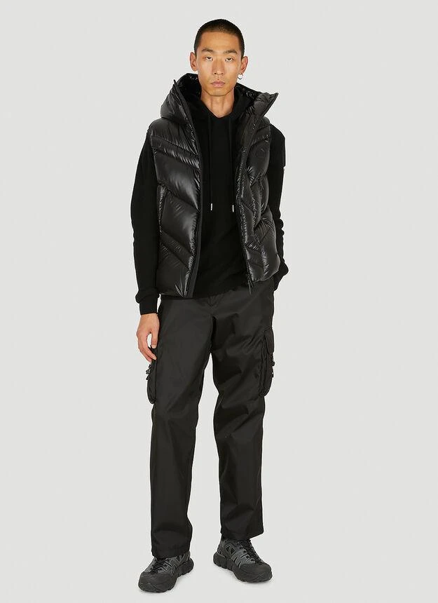 商品Moncler|Hooded Puffer Sleeveless Jacket in Black,价格¥7939,第2张图片详细描述