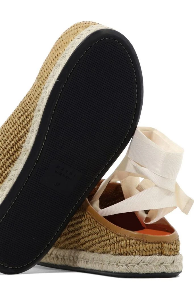 商品Marni|Marni Round Toe Ankle Strap Slippers,价格¥2806,第5张图片详细描述