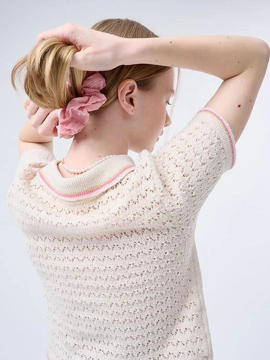 商品COILY|Shirring Logo Scrunchie 5 colors,价格¥295,第4张图片详细描述