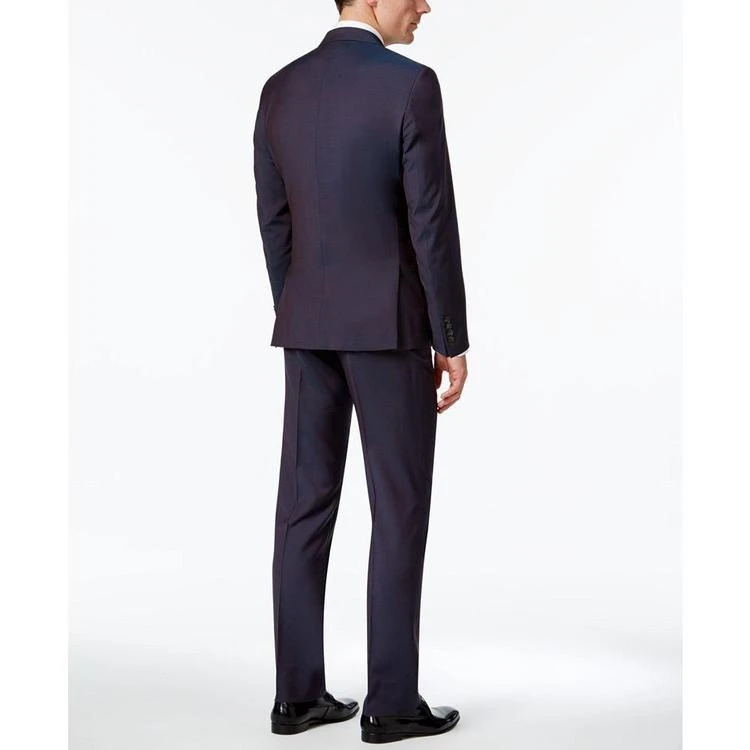 Men's Extra Slim-Fit Wine Peak Lapel Suit 商品