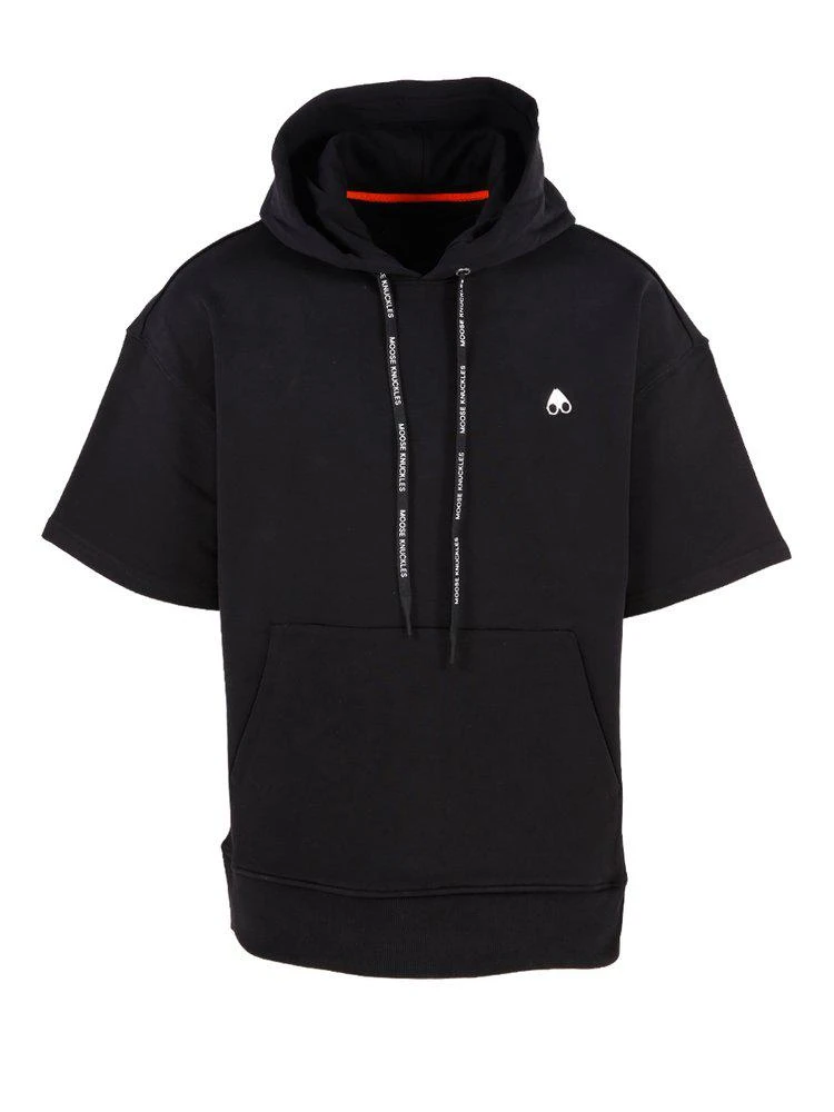 商品Moose Knuckles|Moose Knuckles Logo Detailed Drawstring Hoodie,价格¥1151,第1张图片