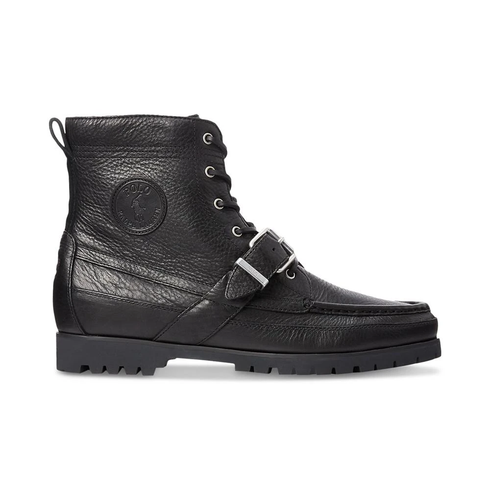 商品Ralph Lauren|Men's Ranger Tumbled Leather Boot,价格¥1494,第3张图片详细描述