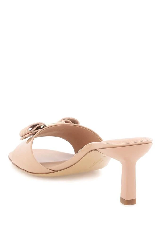 商品Salvatore Ferragamo|Salvatore ferragamo patent leather mules with vara bow,价格¥4502,第3张图片详细描述