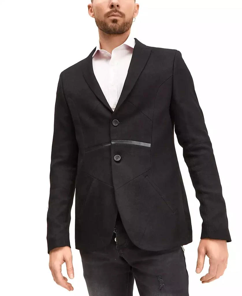 商品RON TOMSON|Men's Modern Lightweight Geometric Sport Coat,价格¥1780,第2张图片详细描述