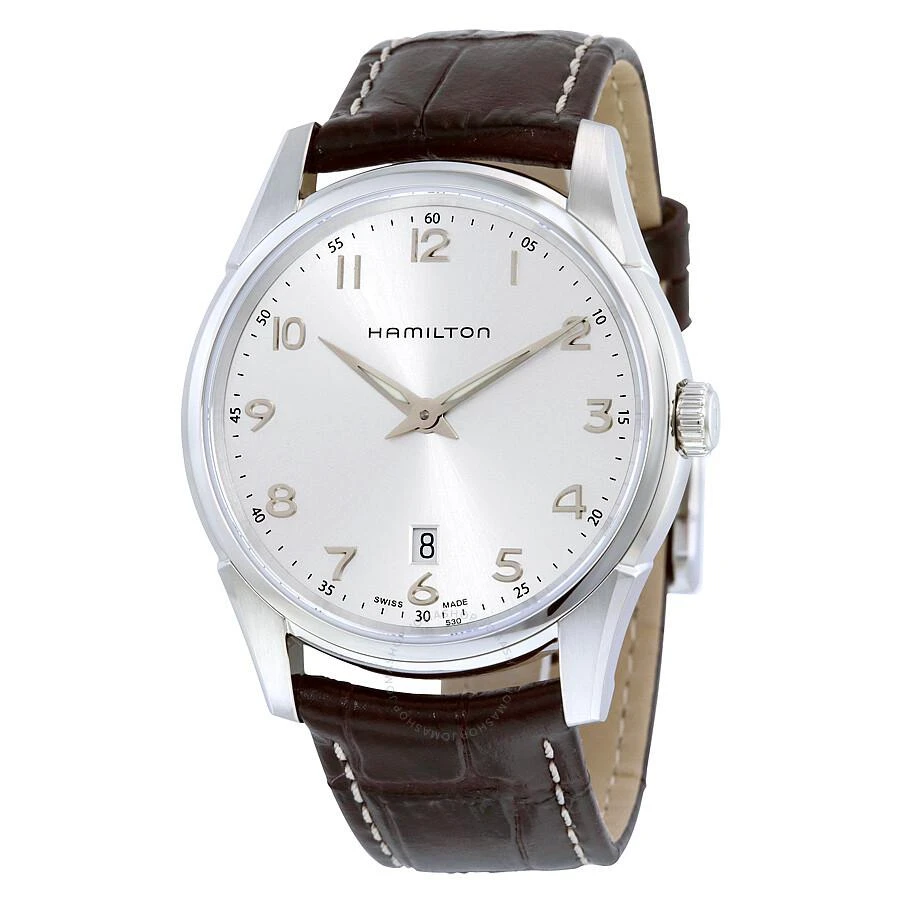 商品Hamilton|Jazzmaster Thinline Men's Watch H38511553,价格¥2717,第1张图片