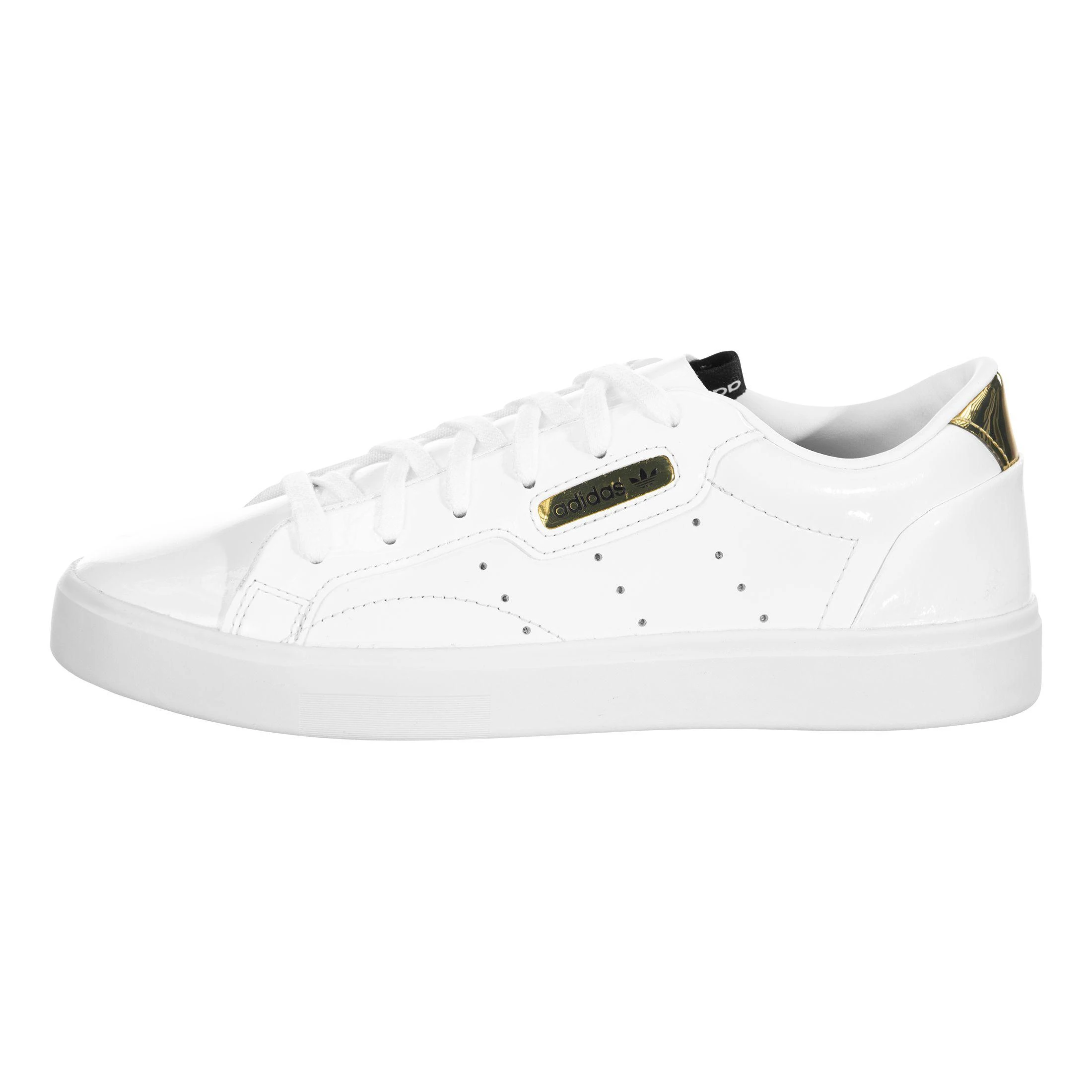 商品Adidas|美国直邮adidas阿迪达斯SleekW三叶草复古休闲板鞋fv3395金标,价格¥540,第2张图片详细描述