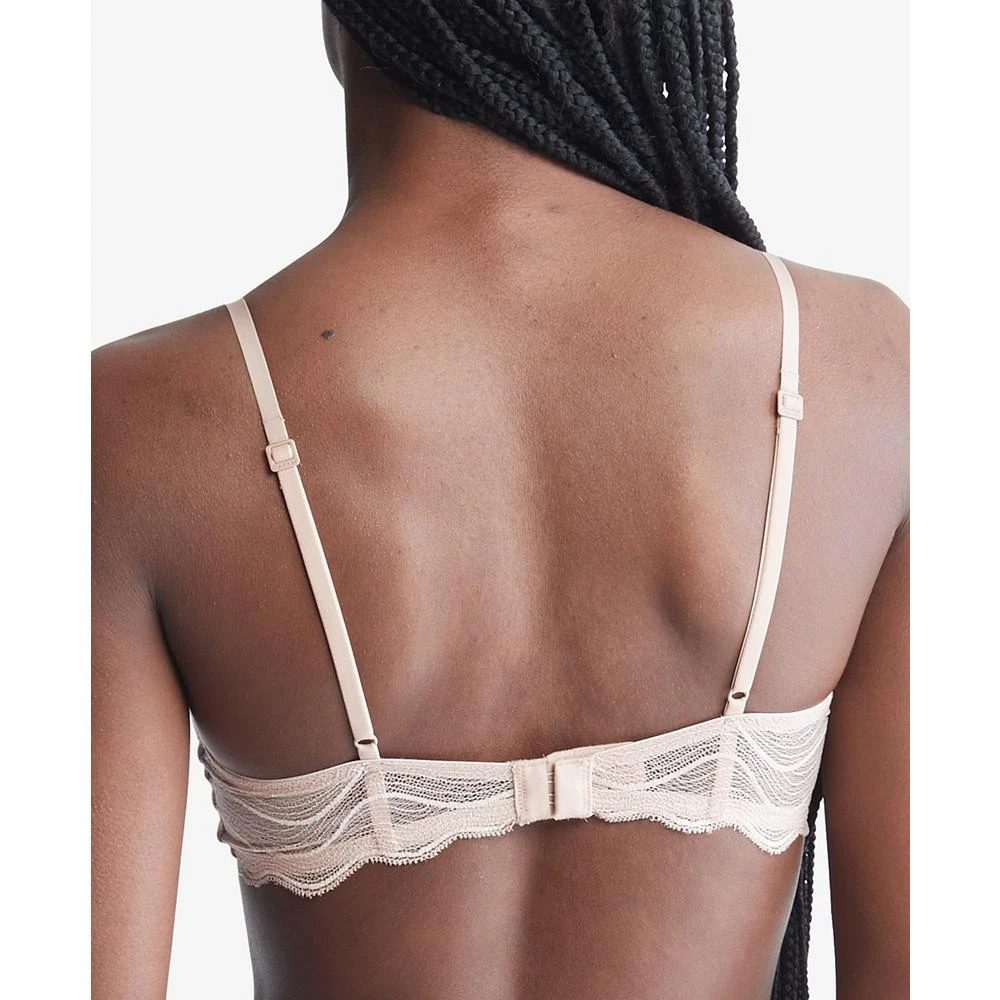 商品Calvin Klein|Women's Graphic Lace Unlined Balconette Bra QF6948,价格¥241,第3张图片详细描述
