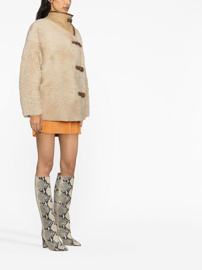 商品Isabel Marant|ISABEL MARANT ISABEL MARANT  - Shearling jacket,价格¥16844,第6张图片详细描述