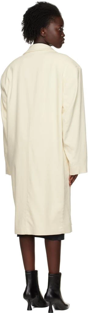 商品Lemaire|Off-White Chesterfield Coat,价格¥2737,第3张图片详细描述