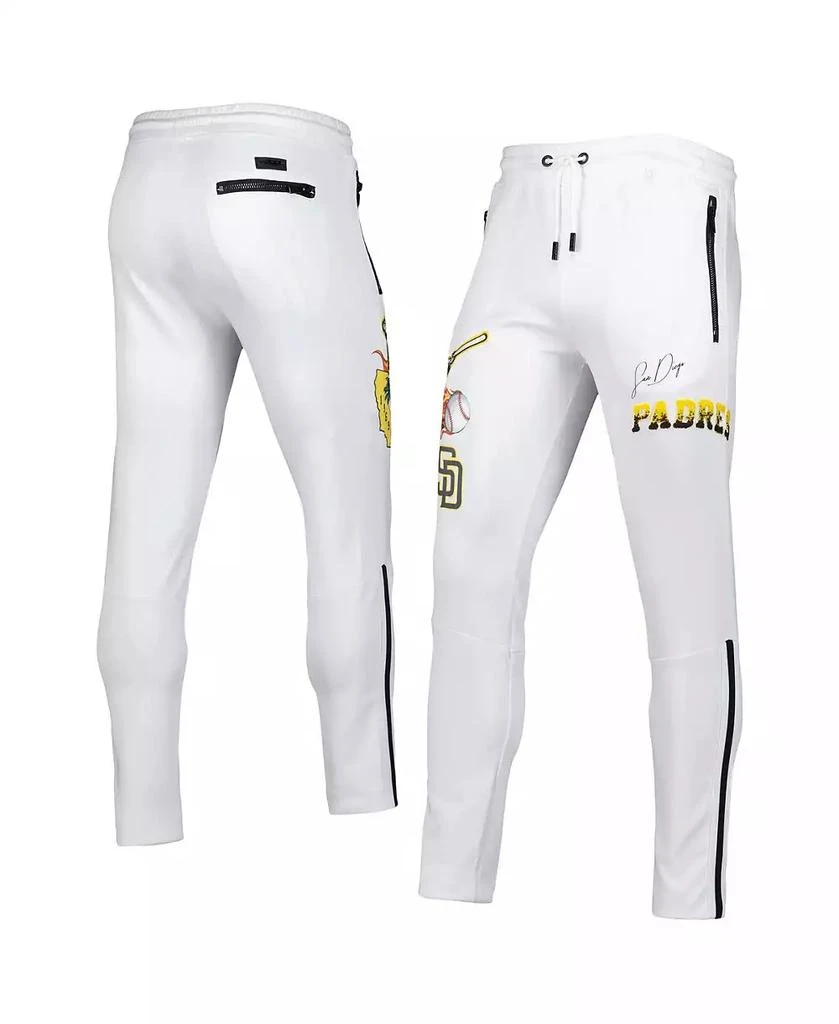 商品Pro Standard|Men's White San Diego Padres Hometown Track Pants,价格¥748,第1张图片