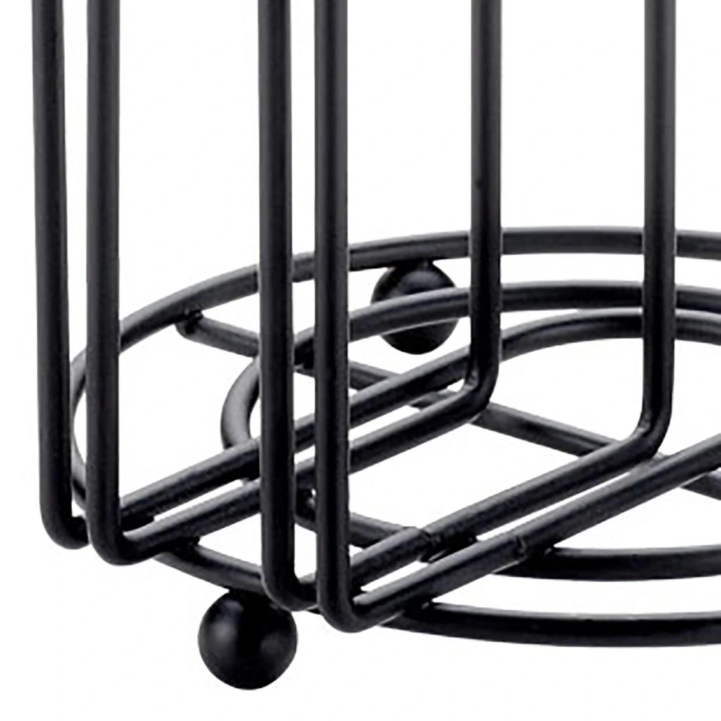 商品Home Basics|Home Basics  3 Tier Wire Hanging Round Fruit Basket, Chrome,价格¥139,第3张图片详细描述