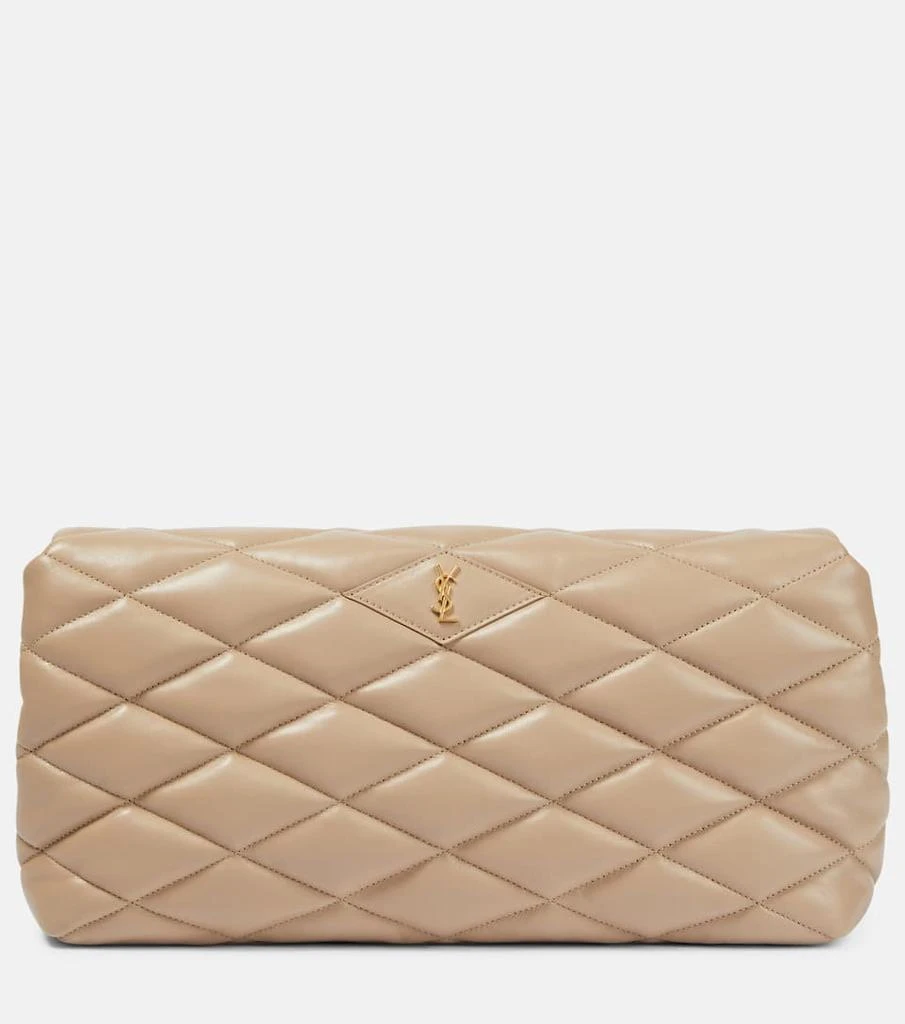 商品Yves Saint Laurent|Sade Puffer quilted leather clutch,价格¥13619,第1张图片