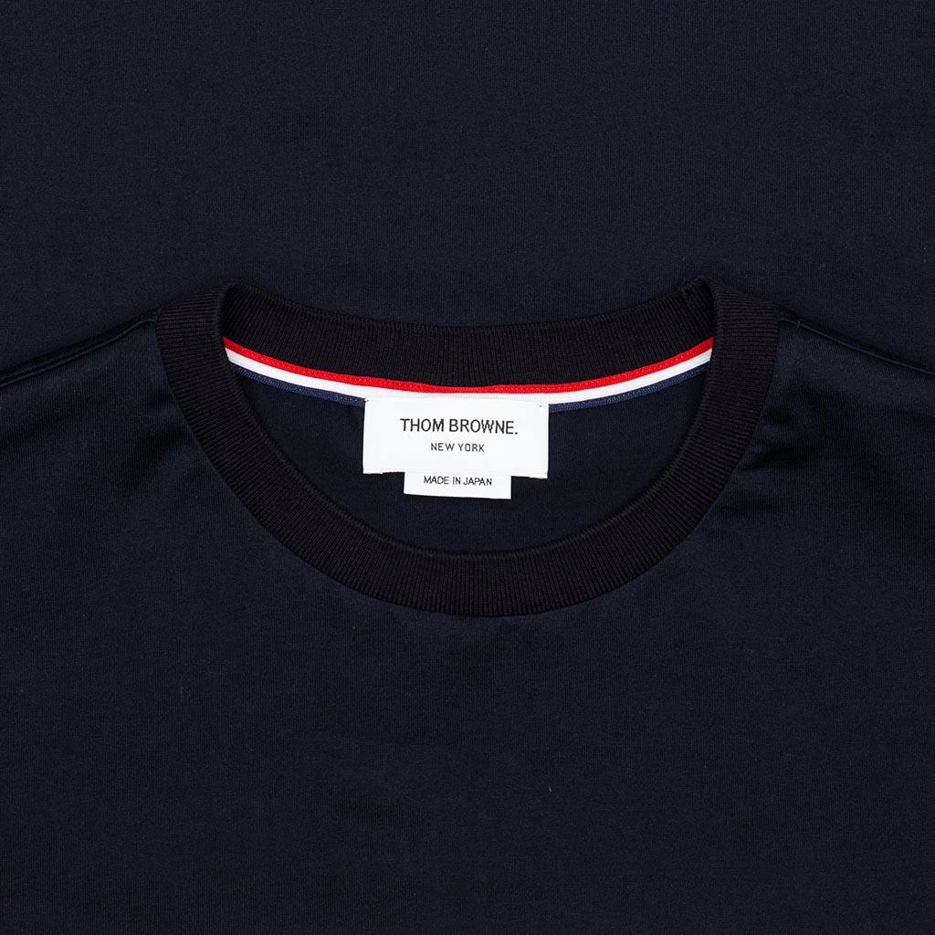 商品Thom Browne|Relaxed Fit S/S Tee - Navy,价格¥2210,第3张图片详细描述