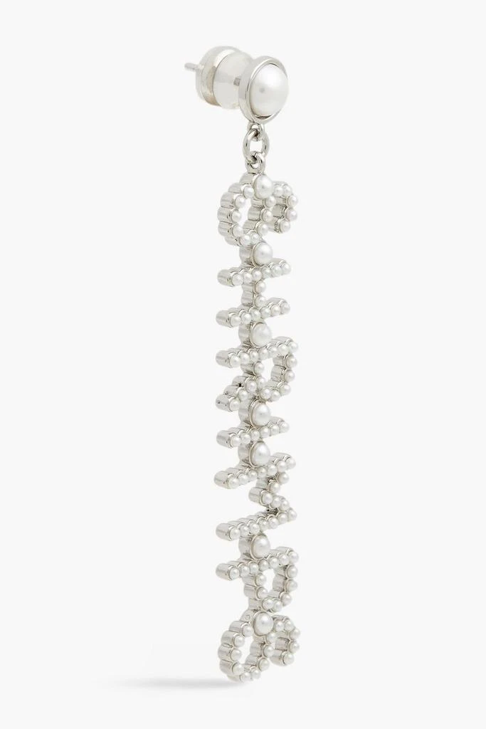 商品shrimps|Silver-tone faux pearl earrings,价格¥486,第3张图片详细描述