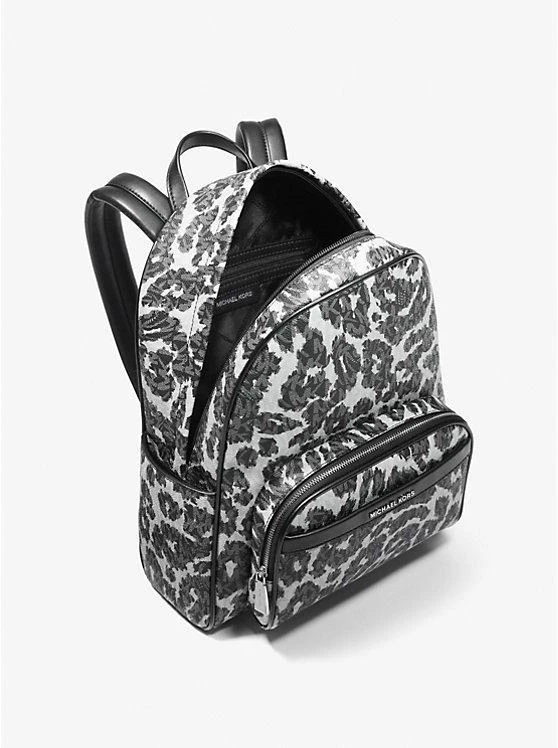 商品Michael Kors|Bex Leopard Logo Backpack,价格¥2236,第2张图片详细描述