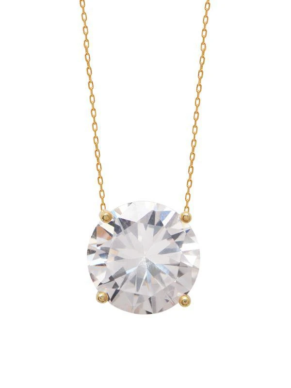 商品Gabi Rielle|Get Personal Sterling Silver & Crystal Necklace,价格¥444,第1张图片