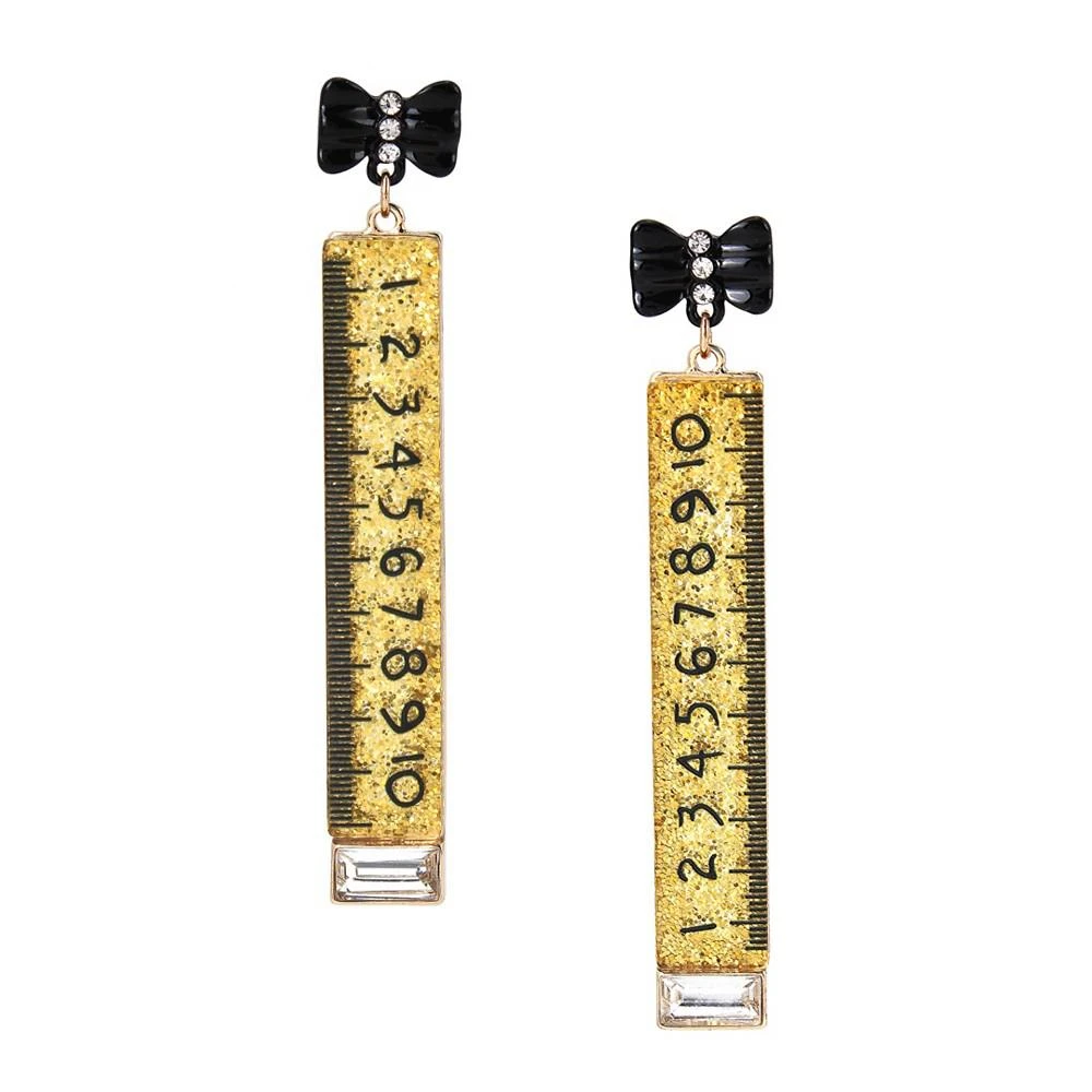 商品Betsey Johnson|Ruler Drop Earrings,价格¥249,第1张图片