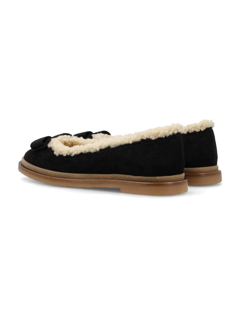 商品Salvatore Ferragamo|Salvatore Ferragamo Varina Winter Ballet Flat,价格¥3453,第4张图片详细描述