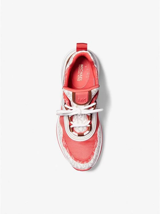 商品Michael Kors|Olympia Logo and Mesh Trainer,价格¥551,第3张图片详细描述