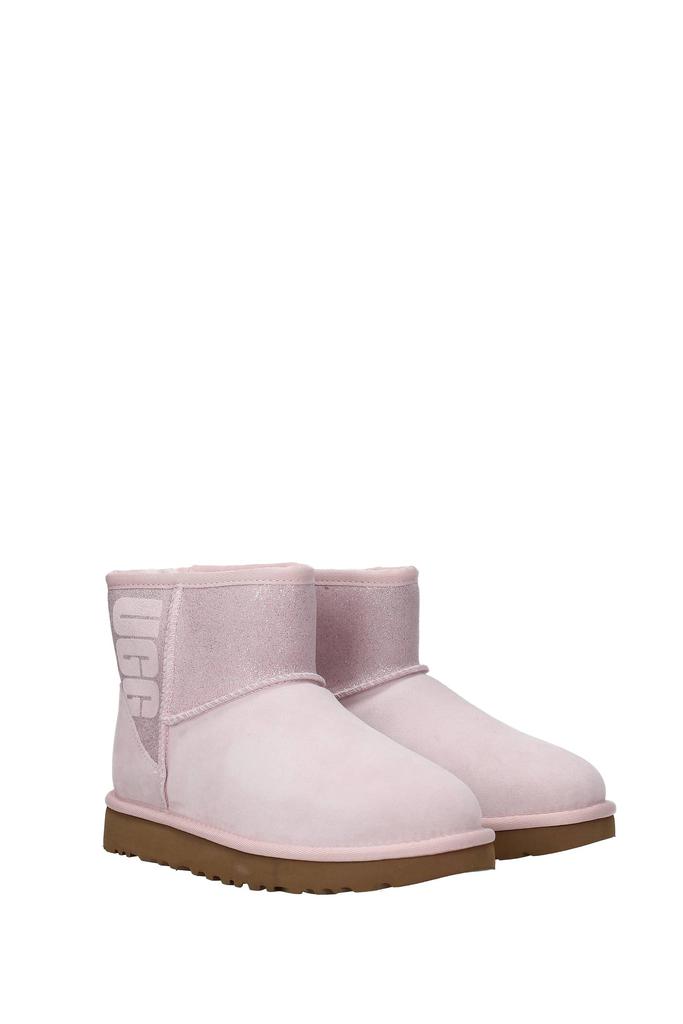 Ankle boots classic mini Suede Pink商品第2张图片规格展示