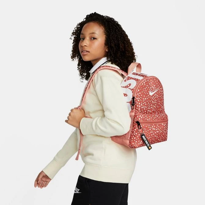 商品NIKE|Kids' Nike Brasilia JDI Animal Print Mini Backpack,价格¥149,第1张图片