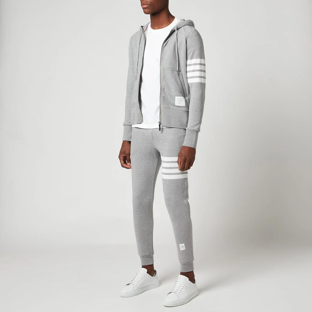 商品Thom Browne|Thom Browne Men's 4-Bar Full Zip Hoodie - Light Grey,价格¥3835,第3张图片详细描述