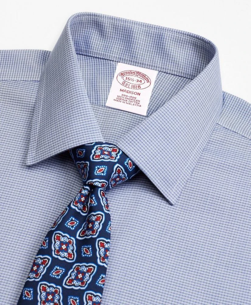 商品Brooks Brothers|Madison Relaxed-Fit Dress Shirt, Non-Iron Check,价格¥314,第2张图片详细描述