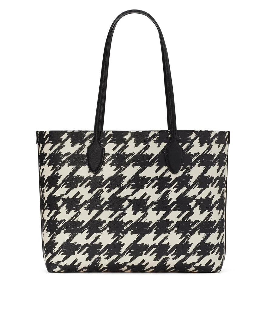 商品Kate Spade|Bleecker Painterly Houndstooth Printed PVC Large Tote,价格¥1664,第2张图片详细描述