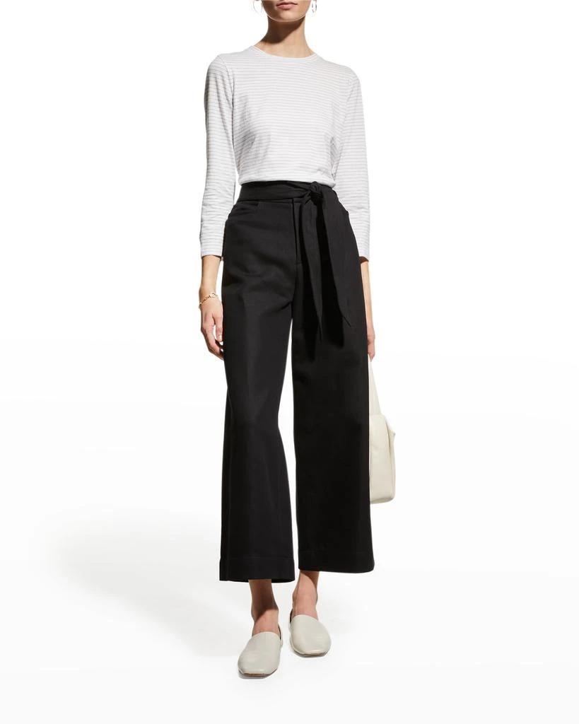 商品Vince|Neppy Stripe Bracelet-Sleeve Top,价格¥358,第3张图片详细描述