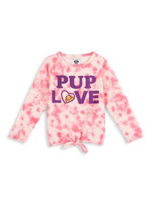 Litte Girl's Paw Patrol Tie-Dye Pup Love T-Shirt商品第1张图片规格展示